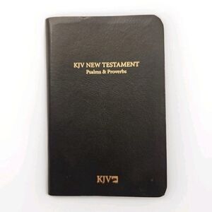 ​KJV Vest Pocket New Testament with Psalms and Proverbs - Imitation Leather